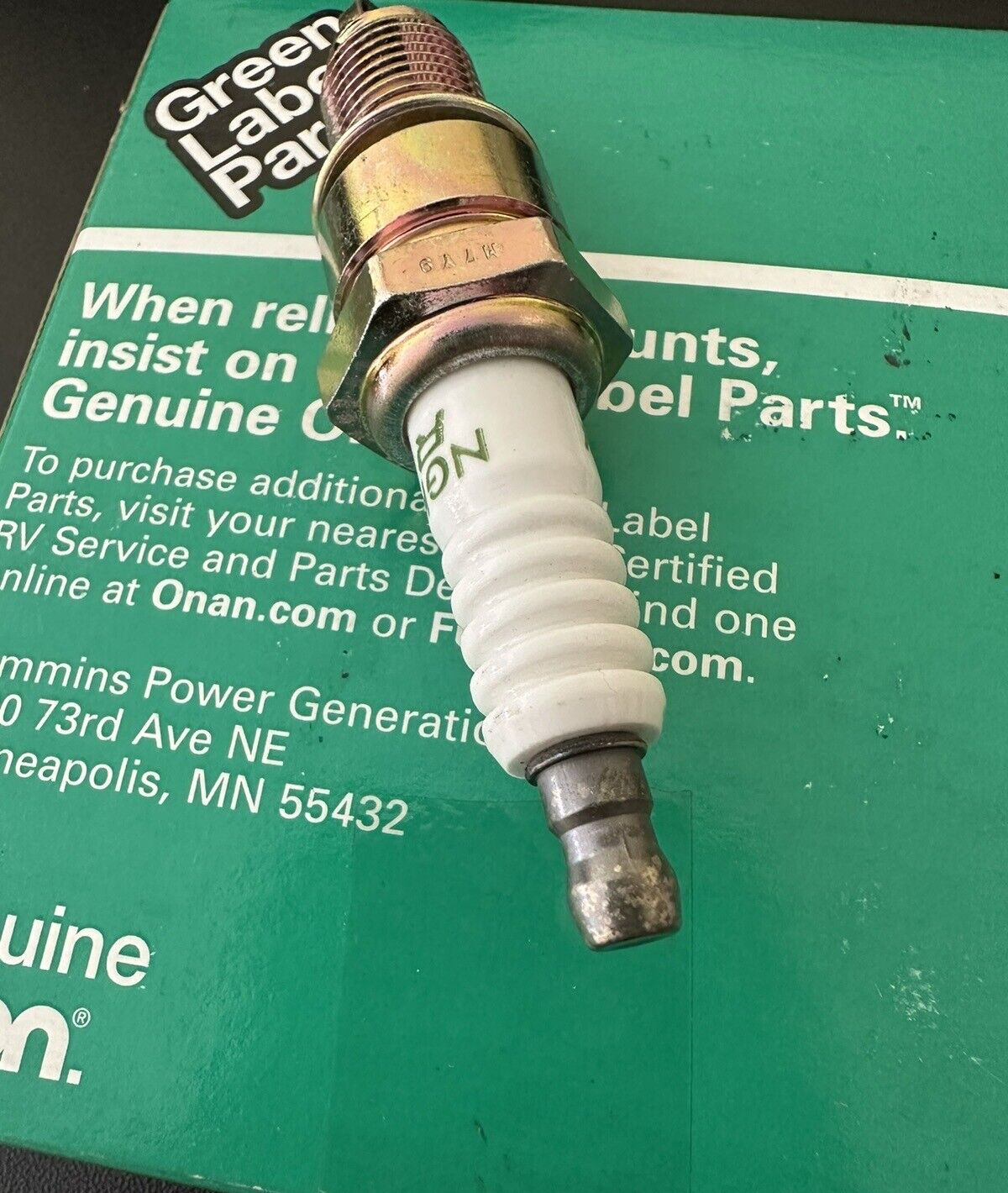 167-1638 Cummins Onan Generator Spark Plug HGJAx RV Generator Set Tune-up Part