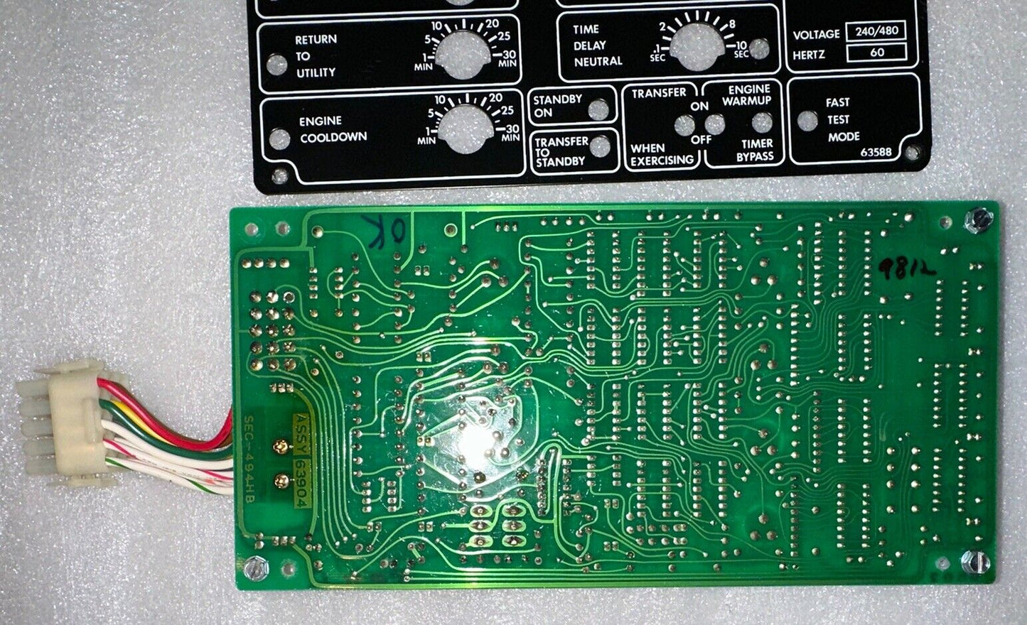 063904 Generac System Control CPU Board PCB 0639040SRV GTS Transfer Switch ATS