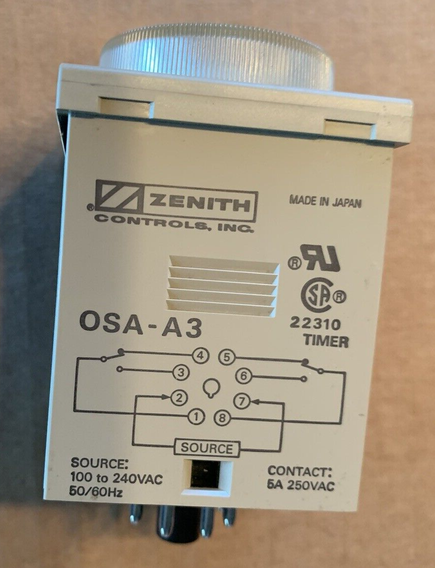 OSA-A3 GE Zenith Timer Relay Control Automatic Transfer Switch Controller 22310