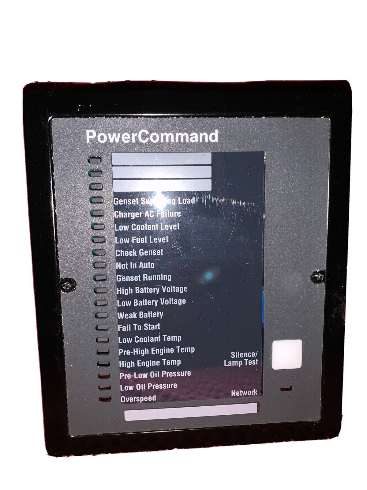 300-5929-02 Cummins Onan PowerCommand Universal Annunciation Panel W/ Enclosure