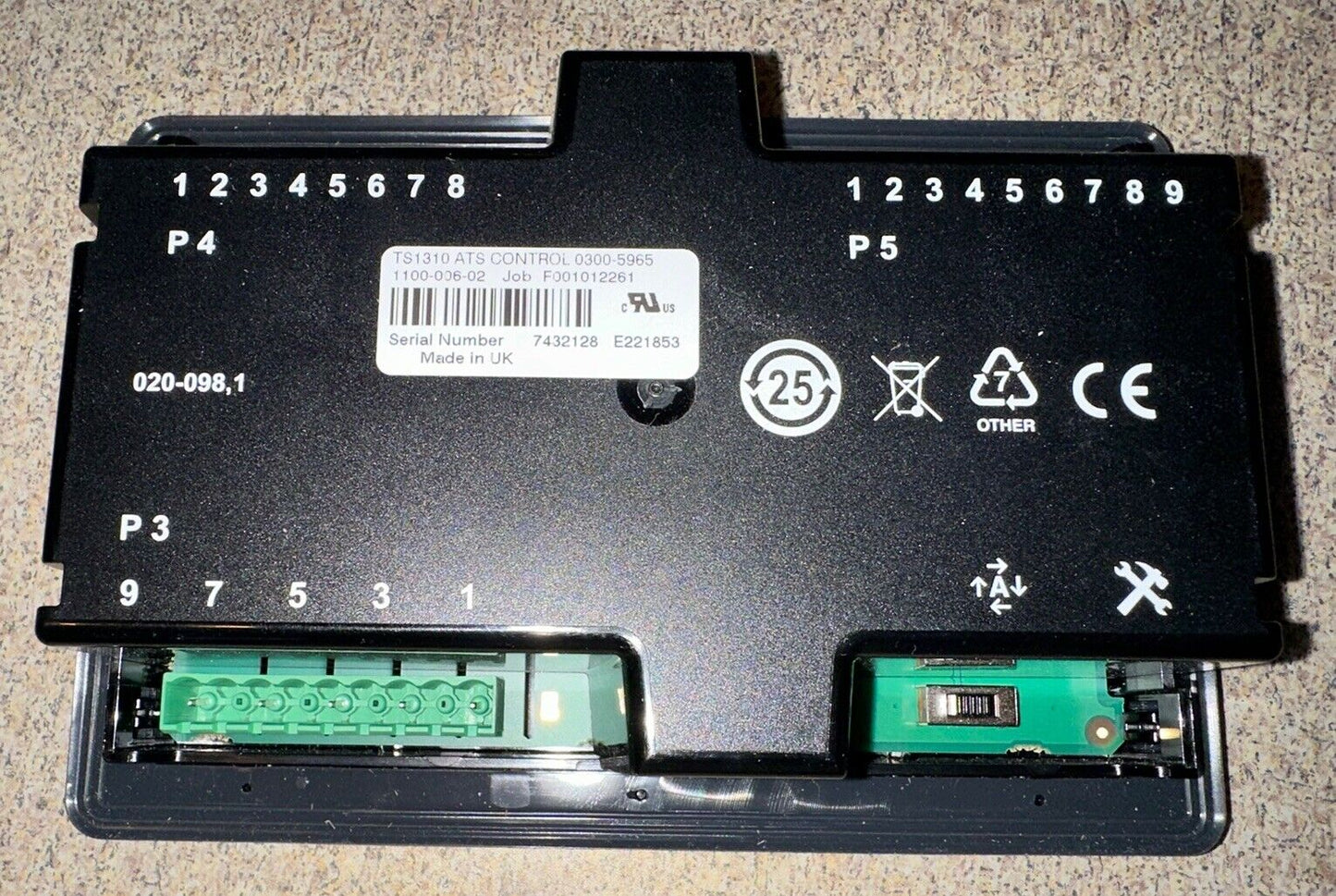 300-5965 Cummins Onan OTEC Controller TS1310 ATS Switch Control 300-5889 020-098